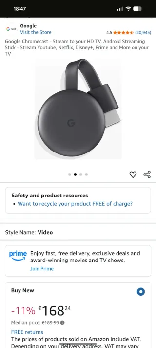 Google Chromecast TV
