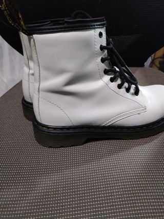 Botas Dr. Martens Blancas Talla 36 Con caja origin