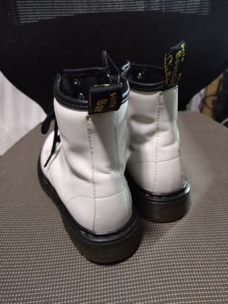 Botas Dr. Martens Blancas Talla 36 Con caja origin
