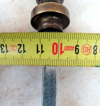 Manilla de puerta vintage bronce