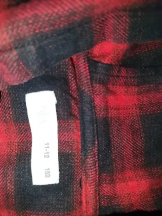 Camisa de cuadros con capucha