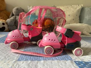 Patines infantiles Hello Kitty rosas