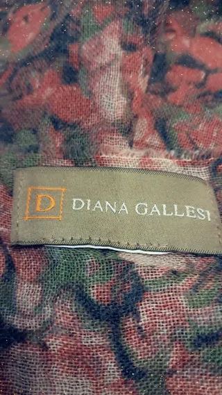 Sciarpa Diana Gallesi Viscosa Floreale