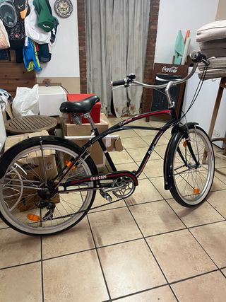 Bicicleta Paseo Estilo Americana Negra