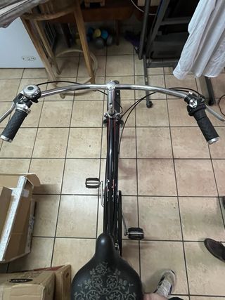 Bicicleta Paseo Estilo Americana Negra