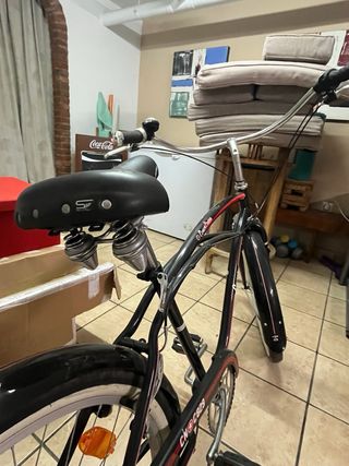 Bicicleta Paseo Estilo Americana Negra