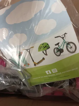 Patinete Plegable y Ajustable Rosa