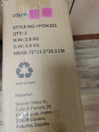 Patinete Plegable y Ajustable Rosa