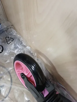 Patinete Plegable y Ajustable Rosa