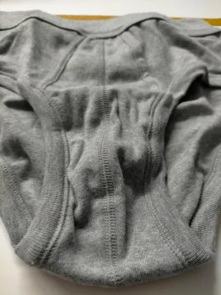 Slip Texdia Algodón Gris Talla M