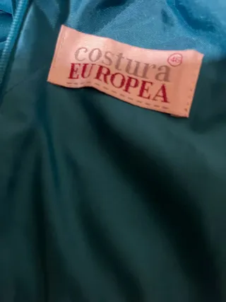 Vestido de fiesta verde esmeralda