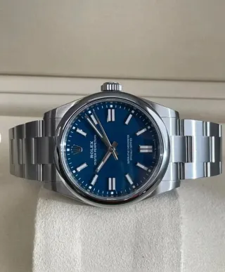 Reloj Rolex Oyster Perpetual 41mm Azul