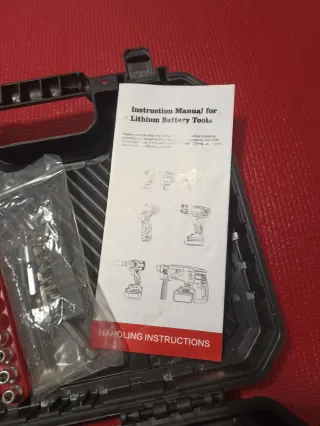 Taladro Atornillador Batería 21V Zhong Hui