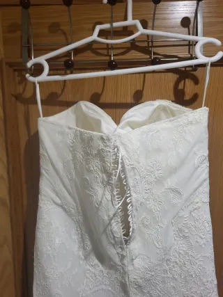 Vestido de Novia Encaje y Pedrería