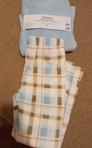 Pijama cuadros polar