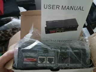 Controlador DMX512 LED RGBW 4CH