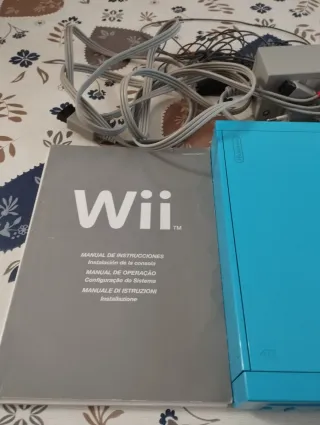 Consola Nintendo Wii Azul + Accesorios