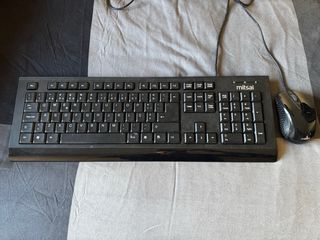 Teclado e Rato Mitsai Preto