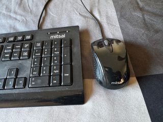 Teclado e Rato Mitsai Preto