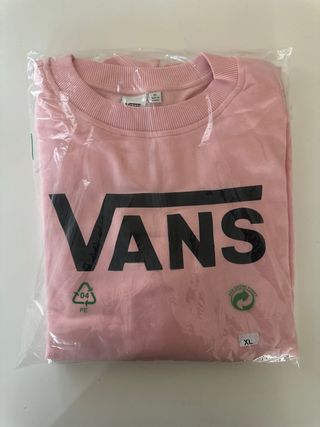 Sudadera Vans Mujer Rosa Talla XL Nuevo