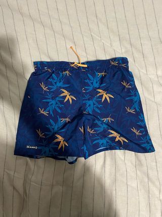 Bañador Olaian palmeras azul