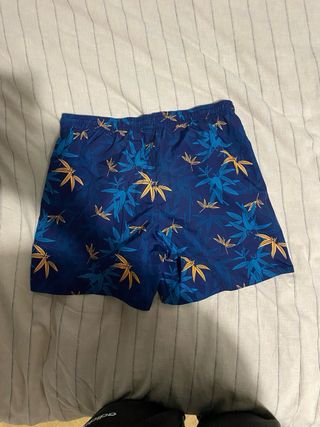 Bañador Olaian palmeras azul