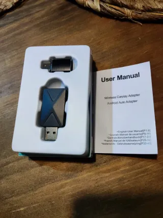 Adaptador Inalámbrico Bluetooth Coche iOS/Android