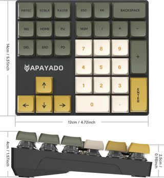 Teclado Numérico Mecánico RGB (Nuevo sin abrir)