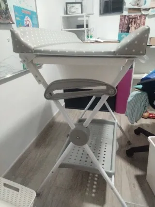 Cambiador bebé con bañera