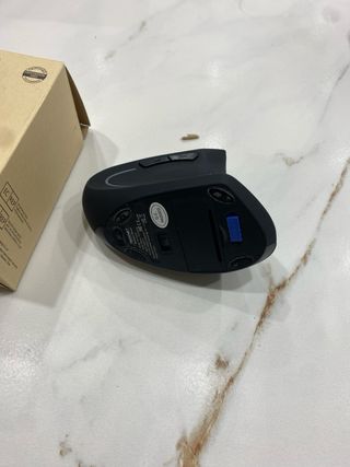 Ratón Vertical TeckNet Inalámbrico Negro