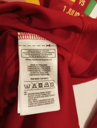 Camiseta RFEF Adidas Formotion Euro 2012 Ramos 15