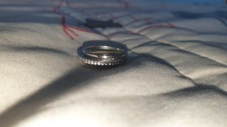 ☆ Anillo Plateado con circonitas