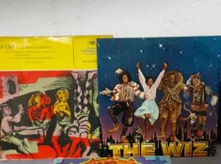 Vinilos antiguos Carmina Burana y The Wiz