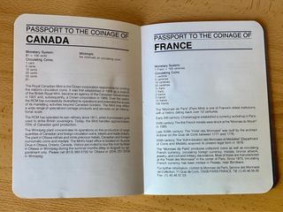 Colección de monedas. World Mints Showcase 1991