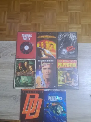 Lote 8 Películas DVD: Acción, Terror, Animación
