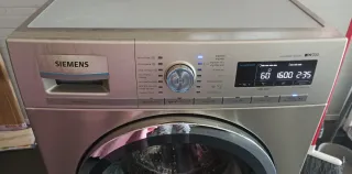 Lavadora Siemens iQ700 Inox 1600 rpm cocina casi r