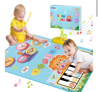 Tapete Musical 2 en 1 Piano y Batería