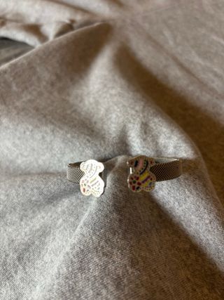 Collar Tous Oso Multicolor Plata