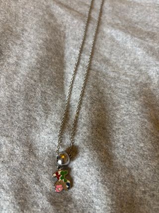 Collar Tous Oso Multicolor Plata