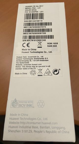 Huawei P8 Lite 2017 Blanco