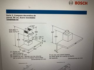 Campana extractora Bosch