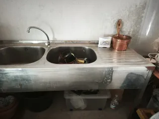 Fregadero industrial acero inoxidable