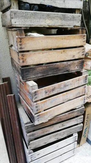 Cajas de madera para fruta