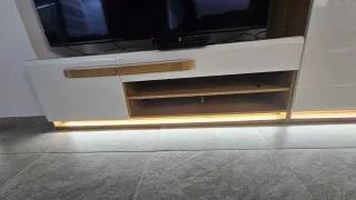 Muebles salón con luces led
