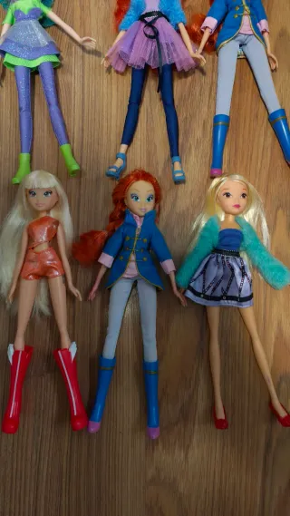 Lote 9 Muñecas Winx Club