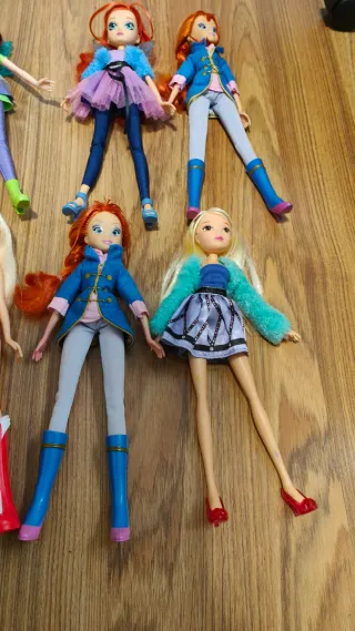 Lote 9 Muñecas Winx Club