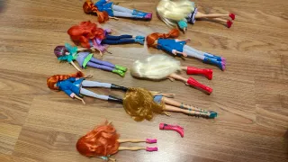Lote 9 Muñecas Winx Club