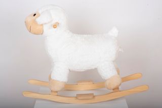Oveja balancín peluche adorable