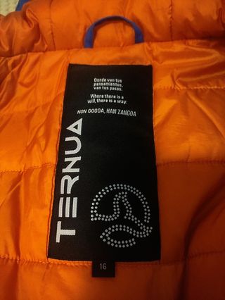 Chaqueta impermeable niño Ternua T.16