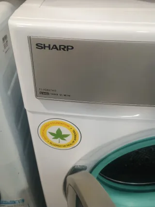 Lavadora Secadora Sharp Blanca